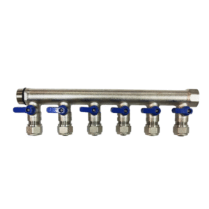 Manifold PEX metálico Frío E3/4 - S1/2"